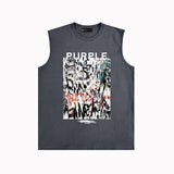 Purple Brand Tank T Shirts Sleeveless T-shirt Vest