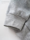 Women's Print Thermal Lined Crew Neck Loose Pullover Long sleeve shirt