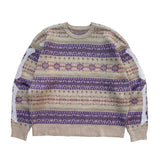 Kapital Sweater Kapital Vintage Pingtian Hehong Bone Skeleton round Neck Ethnic Style Vintage Sweater Pullover Sweater