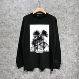 Purple Brand Long Sleeve T-Shirt Fashion Loose Long Sleeve Top