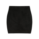 Women Jackets Retro Patchwork Irregular Skirt Suit