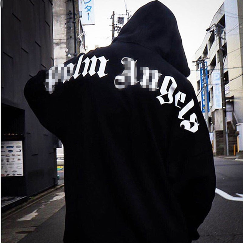 Palm Angels Hoodie Angel Loose Hooded Sweater Men's Jacket