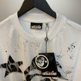 Hellstar T Shirt Vintage Old Print Loose Casual Crew Neck Short Sleeve T-Shirt