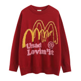 Women Sweater Couple Knitted Top