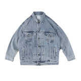 Women Jackets Light Blue Retro Lapels Jacket