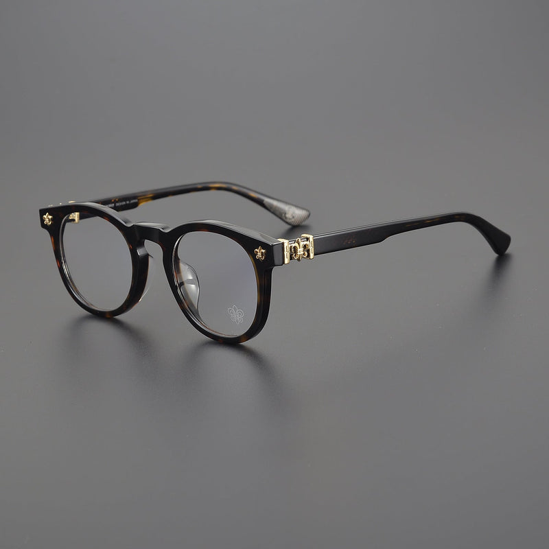 CHH Chrome Hearts Glasses Versatile Vintage Fashion Ultra Light Round Glasses Frame