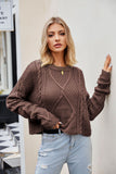 Women Pullover Sweater Knitwear Loose-Fitting Oversized Sweater