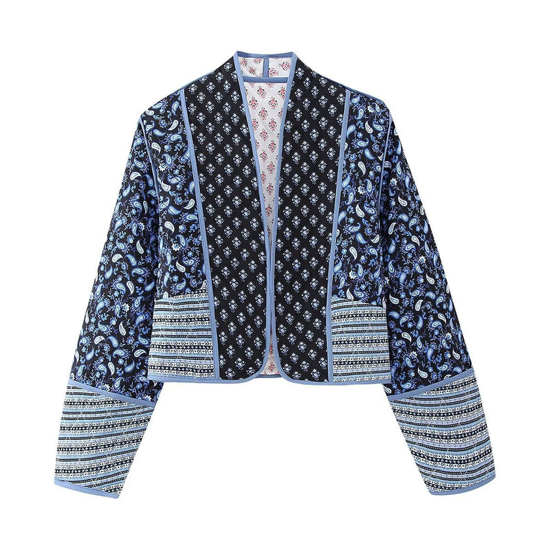 Women Cotton Coat Double-Sided Wear Loose Thin Coat
