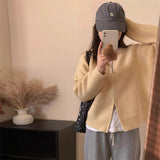Women Knitted Cardigan Knitted Loose Niche Sweater