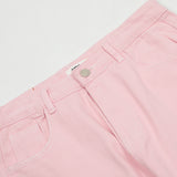 Men Jeans Hip Hop Loose Leisure Pure Color All-Matching