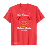 Inspired by Queen's Platinum Jubilee 2022 Elizabeth 70 Years T-shirt Printed Short Sleeve T-shirt
