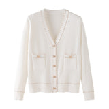 Women Knitted Cardigan Loose Thin Fashion Sweater