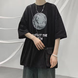 Men T Shirt Summer Loose All-Match Casual