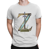 Zeldas Logo Men's T Shirts Tears Of The Kingdoms Creative Tee