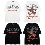 Men T-Shirt Racing Printing Vibe Loose
