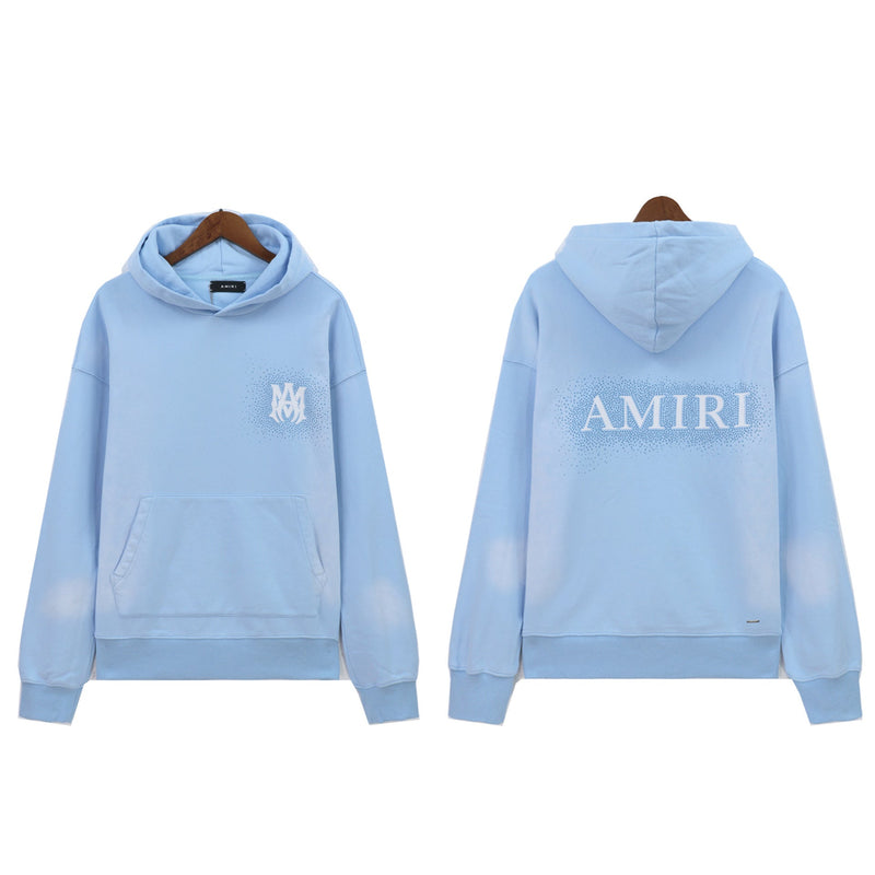 Amiri Hoodie AMI Letter Pattern Pullover Hooded Sweater Men and Women