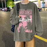 Men T Shirt Distressed Heavy Loose Casual