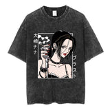 Japanese Manga Black Stones Nana Osaki Vintage Washed Tee