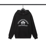 CHH Chrome Heart Hoodie Sanskrit embroidered hooded sweater couple