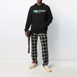 Palm Angels Hoodie Angel Letter Print Spray Paint Pullover Hoodie Jacket