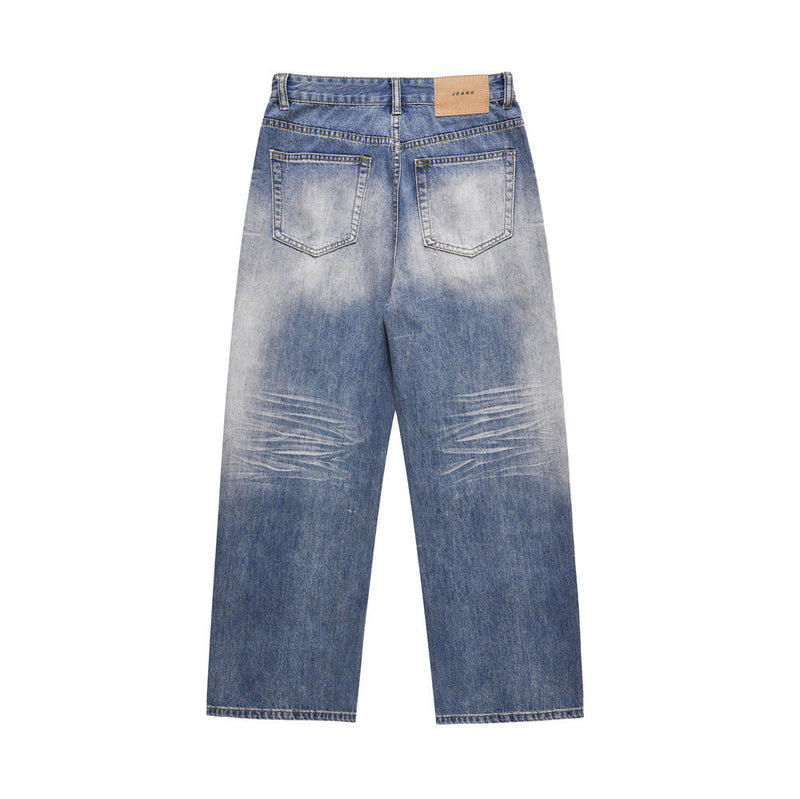 Men Jeans Hip Hop Trend Loose Casual