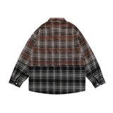 Men's Long Sleeve T Shirt Men's Spring and Autumn Stitching Embroidered Letter Long Sleeve Shirt