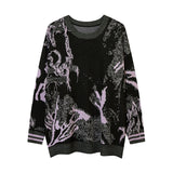 Women Sweater Irregular Sweater Loose Sweater