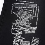 Men Jeans Graffiti Letter Print Loose