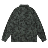 Men's Long Sleeve T Shirt Printed Long Sleeve Shirt Men's Ins Loose Casual Print Shirt