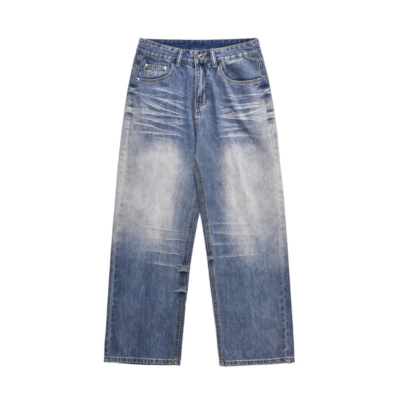 Men Jeans Hip Hop Trend Loose Casual