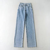 Women Jeans Loose Burrs Slimming