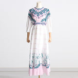 Bohemian Dress Gradient Color Slimming Dress