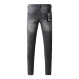 KSUBI Jeans Slim Fit Casual Ripped Jeans