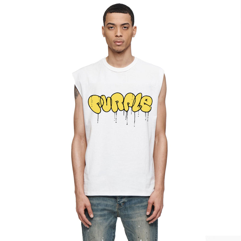 Purple Brand Tank T Shirts Sleeveless T-shirt Vest