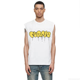 Purple Brand Tank T Shirts Sleeveless T-shirt Vest