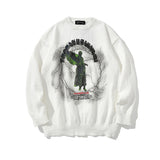 Women Sweater Retro Lazy Style Loose Sweater