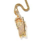 Jewelry Vintage Portrait Pendant Copper Set Zircon Pendant Angel Pieces Far East Spectrum Egypt Pieces