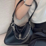 Chh Chrome Heart Leather Bag Cowhide Ladies