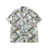Short Sleeve Shirt Retro Loose Beach Shirt