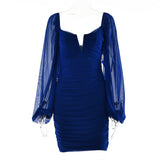Women Dress Fashion Sexy Temperament Voile Dress