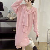 Women Pullover Sweater Loose Knitted Sweater Shawl