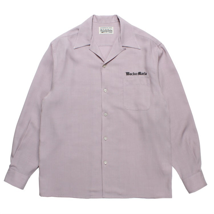 GUILTYPARTIES TIGER Shirts Silk Long Sleeve Shirts Men