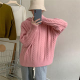 Women Pullover Sweater Loose Thick Sweater