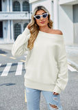 Women Pullover Sweater Sweater Temperament Loose-Fitting Oversized Sweater