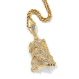 Jewelry Necklace Tide Zircon Portrait Pendant Vintage Necklace Spectrum Royalty Far East