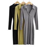 Women Dresses Knitted Dress