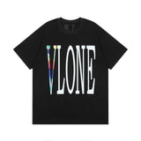 Vlone T Shirt Spring Summer Rendering Big V