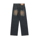 Men Jeans Retro Loose Casual Pants