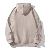 Men Fleece Lined Hoodie Figure Printed Hoodie Men's Casual Ins Loose Pullover Top