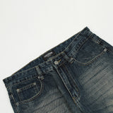 Men Jeans Bell-Bottom Pants Loose Retro